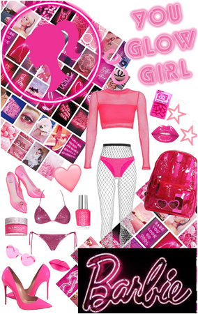 Neon glow Barbie!! 🌟🩷