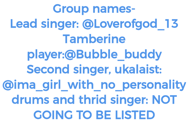 New music group profiles