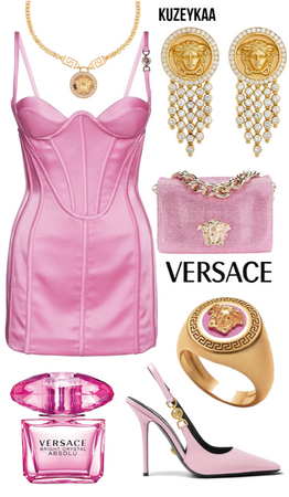 pink versace styling 🩷