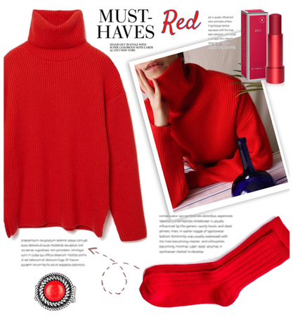 Sweater Weather: Red Cashmere