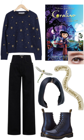 another coraline outfit!!|leaving school 😼