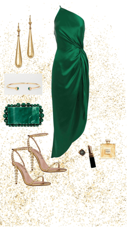 green Elegant look