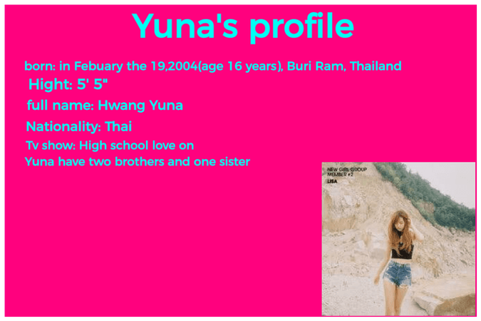 Yuna Profile