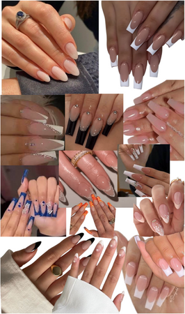 French tip nail inspos