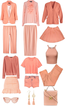 Pantone Peach Fuzz Clothing