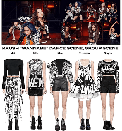 KRUSH “WANNABE” M/V Dance Scene & Group Scene