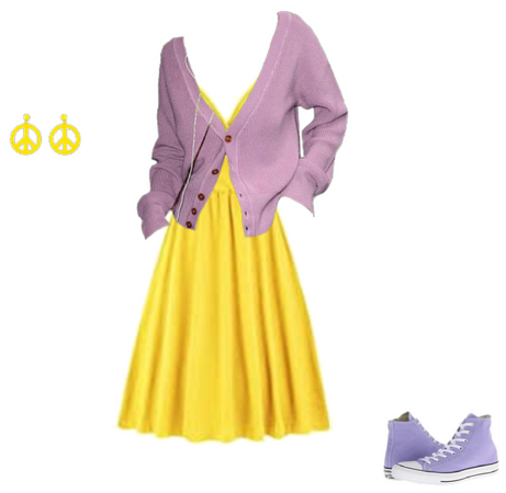 Complementary Purple & Yellow