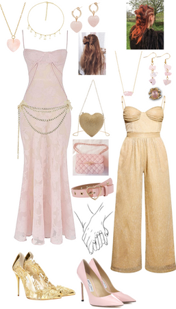 Pink and Gold Date