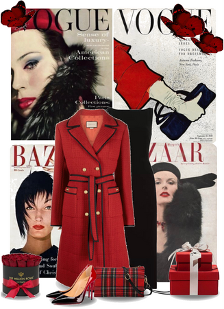 Winter Coat Contest: Red and Black in Vogue