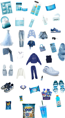 blue  fashion day