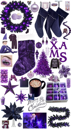 ♪"..I'm dreaming of a purple Christmas~.." ♪