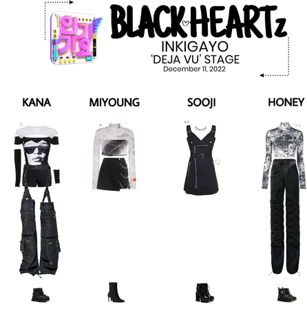 {BLACK HEARTz}’Deja Vu’ Inkigayo Stage