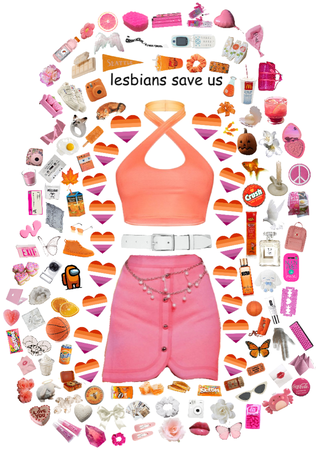Lesbian Pride Flag Outfit