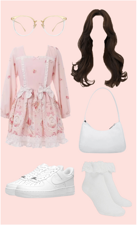 pink spring outfit