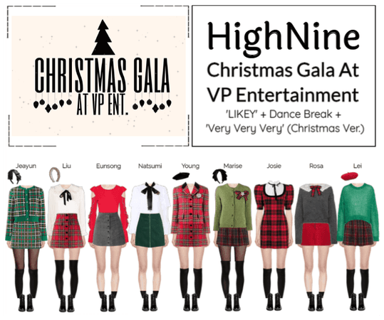HighNine (하이 나인) Christmas Gala At VP Ent.