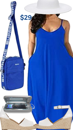 Blue Dress Beauty