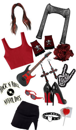 red, rock and roll