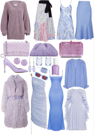 lilac + lavender + periwinkle