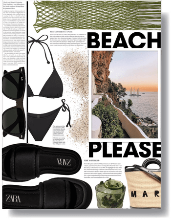 beach babe 🖤