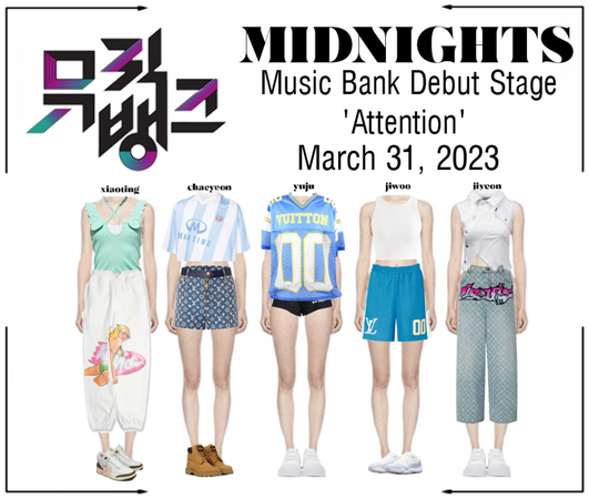 MIDNIGHT- Music Bank Debut Stage "Attention"