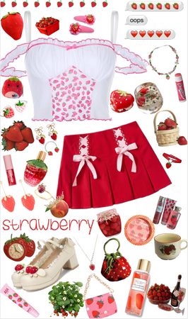 strawberry 🍓 ☆*:.｡. o(≧▽≦)o .｡.:*☆