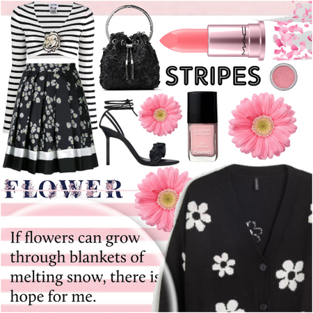flowers and stripes