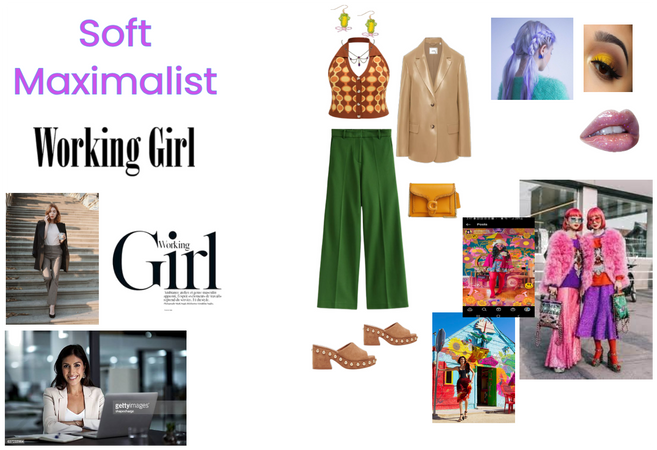 Soft Maximalist Working girl outfit