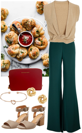 Garlic Knot Inspired Outfit