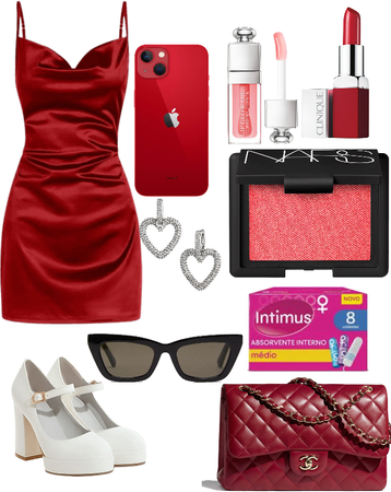 roupa vermelha para meninas menstruadas