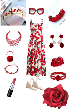 Rose Fever Fashionista inspired theme outfit