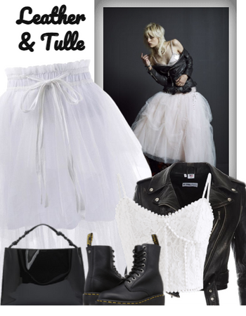 leather & tulle