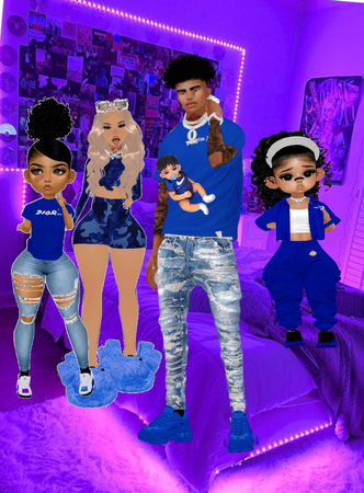 blue family