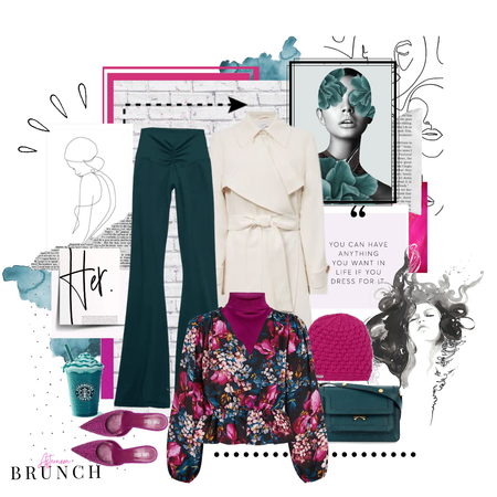 Afternoon Brunch (Winter Edition| Pink&Teal)