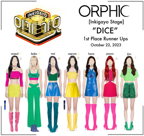 ORPHIC (오르픽) [Inkigayo] “DICE” Stage