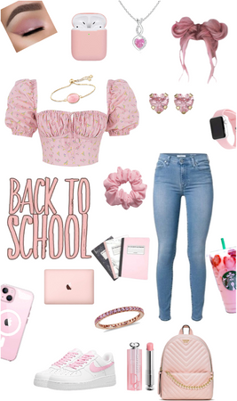 Pink Back To School Fit🩷📓