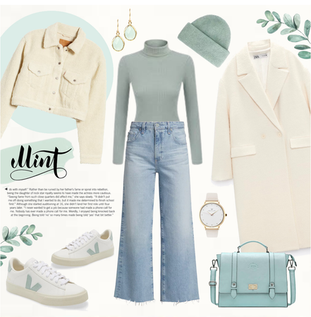 Minty casual chic 🌿