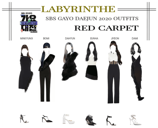 LABYRINTHE SBS GAYO DAEJUN 2020 red carpet