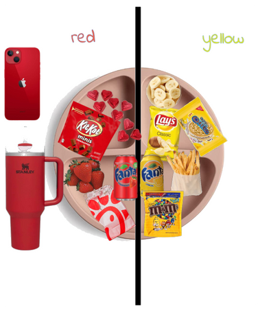 Red lunch or Yellow lunch?