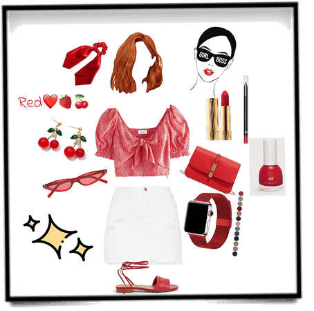 Red! ❤️🍒🍓