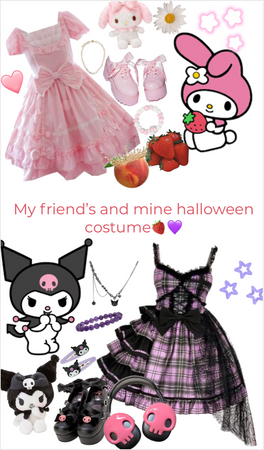 my friends and mine Halloween costume