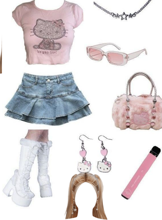Hello Kitty#aesthetic#outfits#pinkcute
