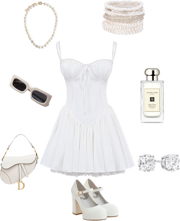 White Dress Outfit