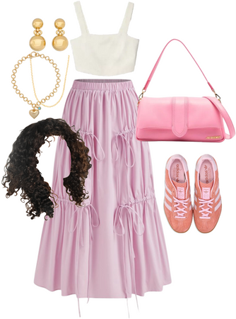 pink girlie outfit