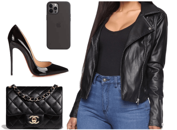 Chanel Lambskin Gold-Tone Metal Black Mini Flap Bag