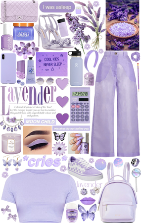 lavender outfit