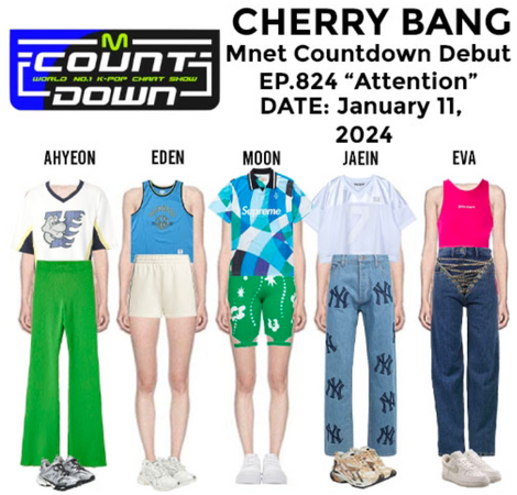 CHERRYBANG  'Attention' Mnet Countdown Debut Stage