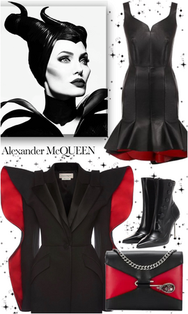 Maleficent in Alexander McQueen