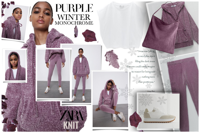 Purple Knit monochrome