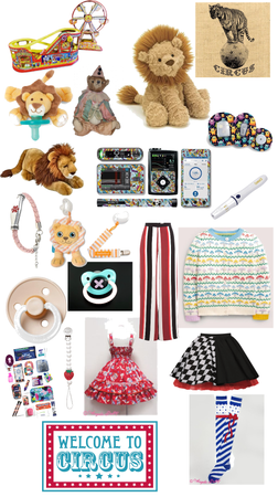 Circus and Lion Outfit Board with Diabetic Themes