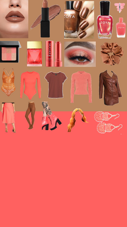 Coral and Cinnamon Outfit